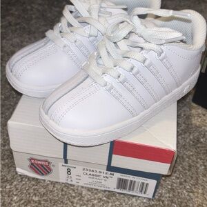 K-Swiss Kids Classic VN White Sneakers